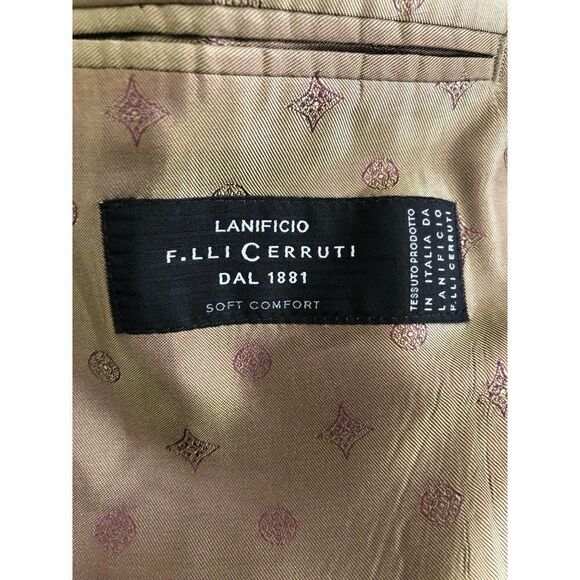 Lanificio F.lli Cerruti Dal 1881 Bytom Mens Blazer BLack - Picture 4 of 6